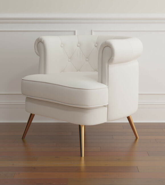 Copy Of Ivory Barrel Chair 45o Angle Traditionalcreme Scene Render 580x650