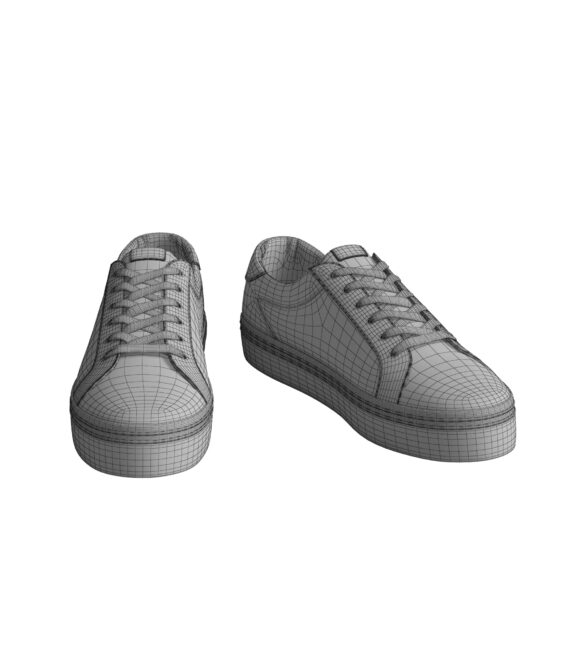 Marketing 4 White Sneaker Mesh Render 580x650