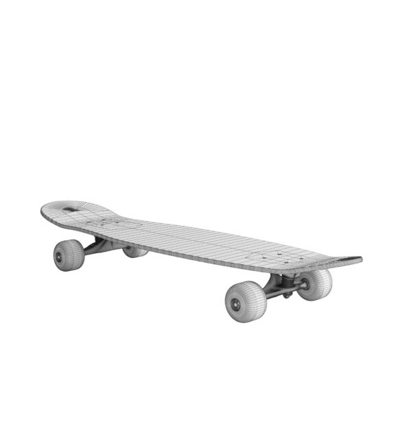 Marketing 6 Skateboard 45o Angle Mesh Render 580x650